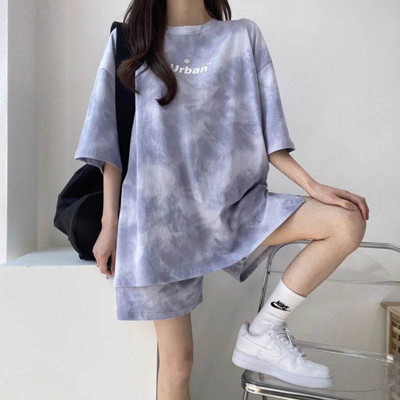 Summer Tie Dye Shorts Set - P12 Hub Europe