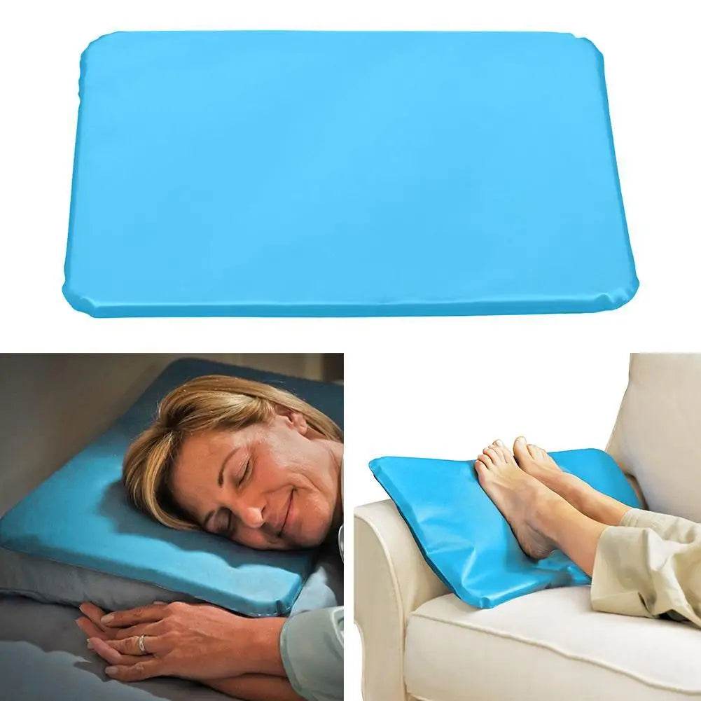 Summer Therapy Insert Sleeping Aid Pad Mat Muscle Relief Cooling Water Gel Added Ice Massager Cushion Pad Cold Pillows - P12 Hub Europe