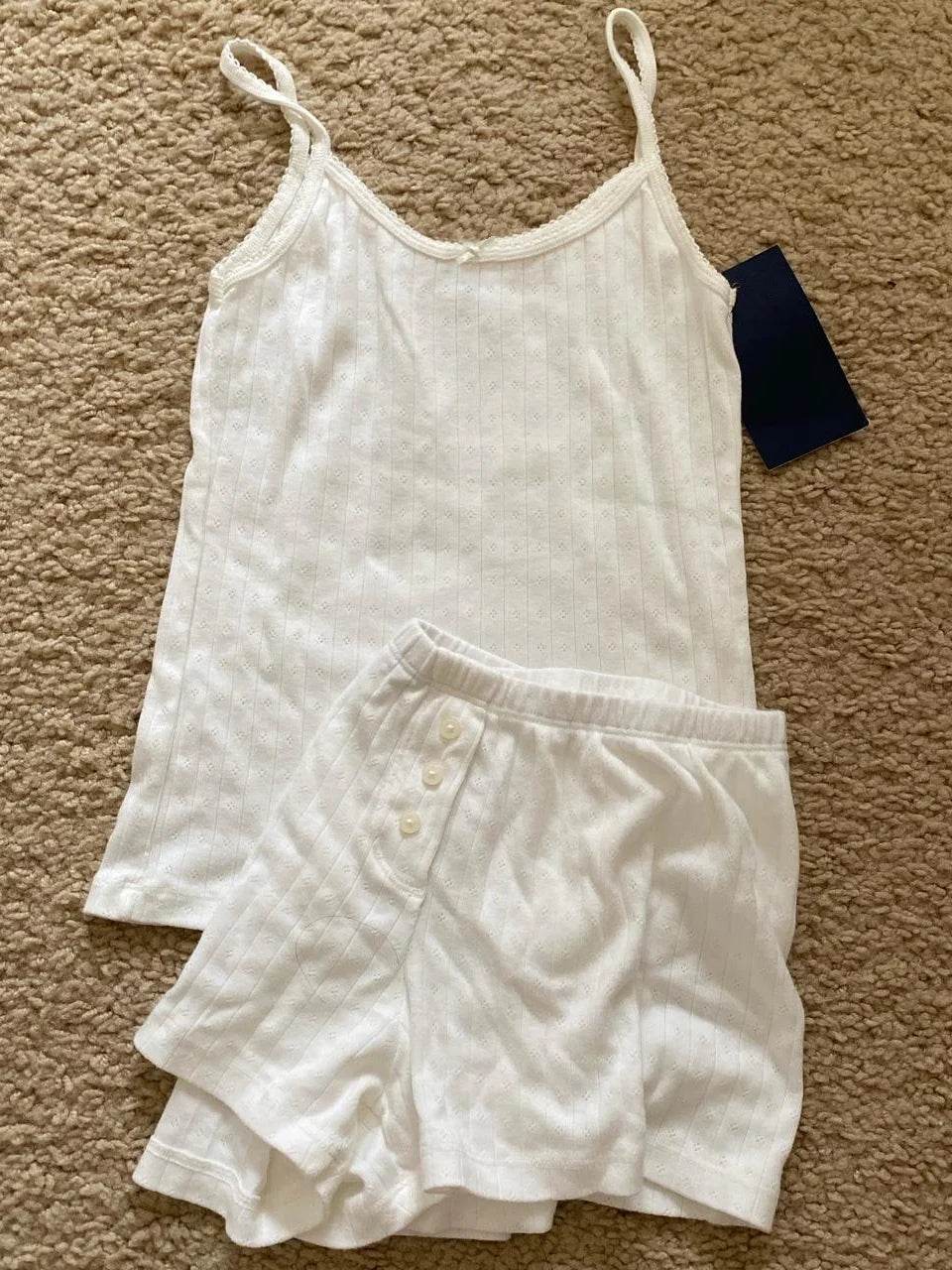 Sweet Strawberry Eyelet Shorts Set - P12 Hub Europe