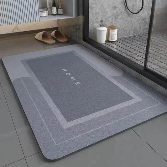Bathroom Absorbent Floor Mat, Anti Slip Diatomaceous Mud Foot Mat, Quick Drying Toilet, Anti Fall Toilet Door Mat, Foot Mat - P12 Hub Europe