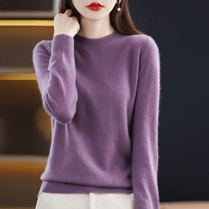 Women's Basic O-Neck Sweater - P12 Hub Europe