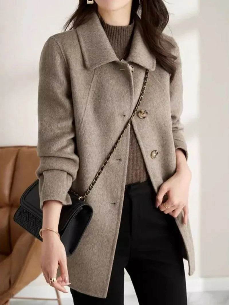 Long Casual Wool Coat - P12 Hub Europe