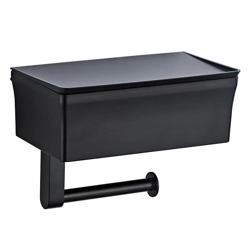 2 In 1 Home Adhesive Toilet Paper Holder Box with Shelf and Storage Box Wall Mount Toilet Paper Roll Box - P12 Hub Europe