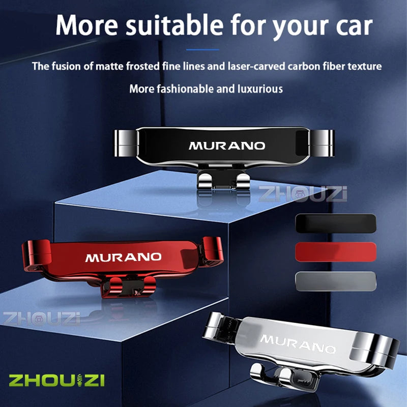 Car Mobile Phone Holder For Nissan Murano 2015-2022 Air Vent Mounts Stand GPS Gravity Navigation Bracket Car Accessories