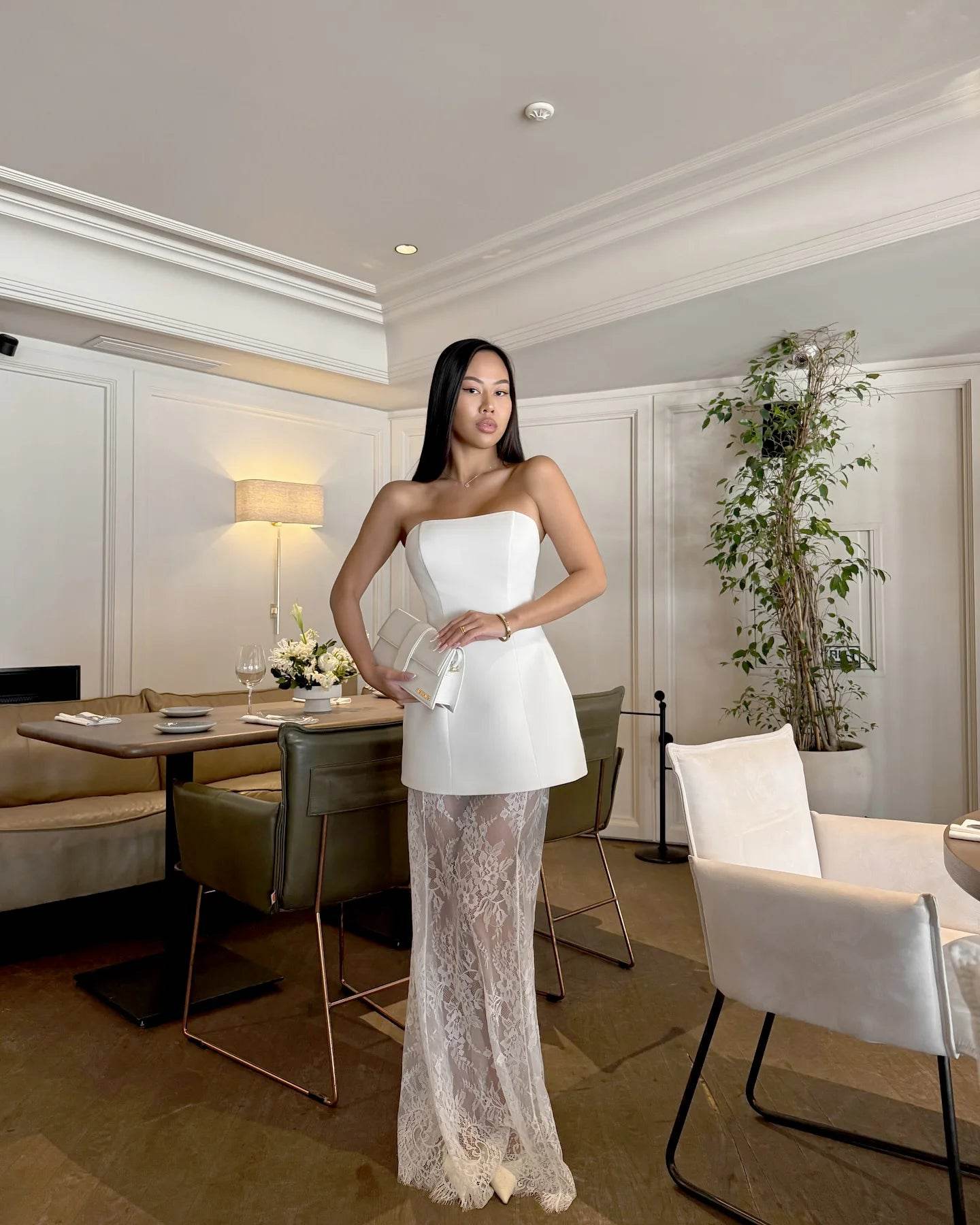 Tornova Strapless Lace Skirt Set - P12 Hub Europe
