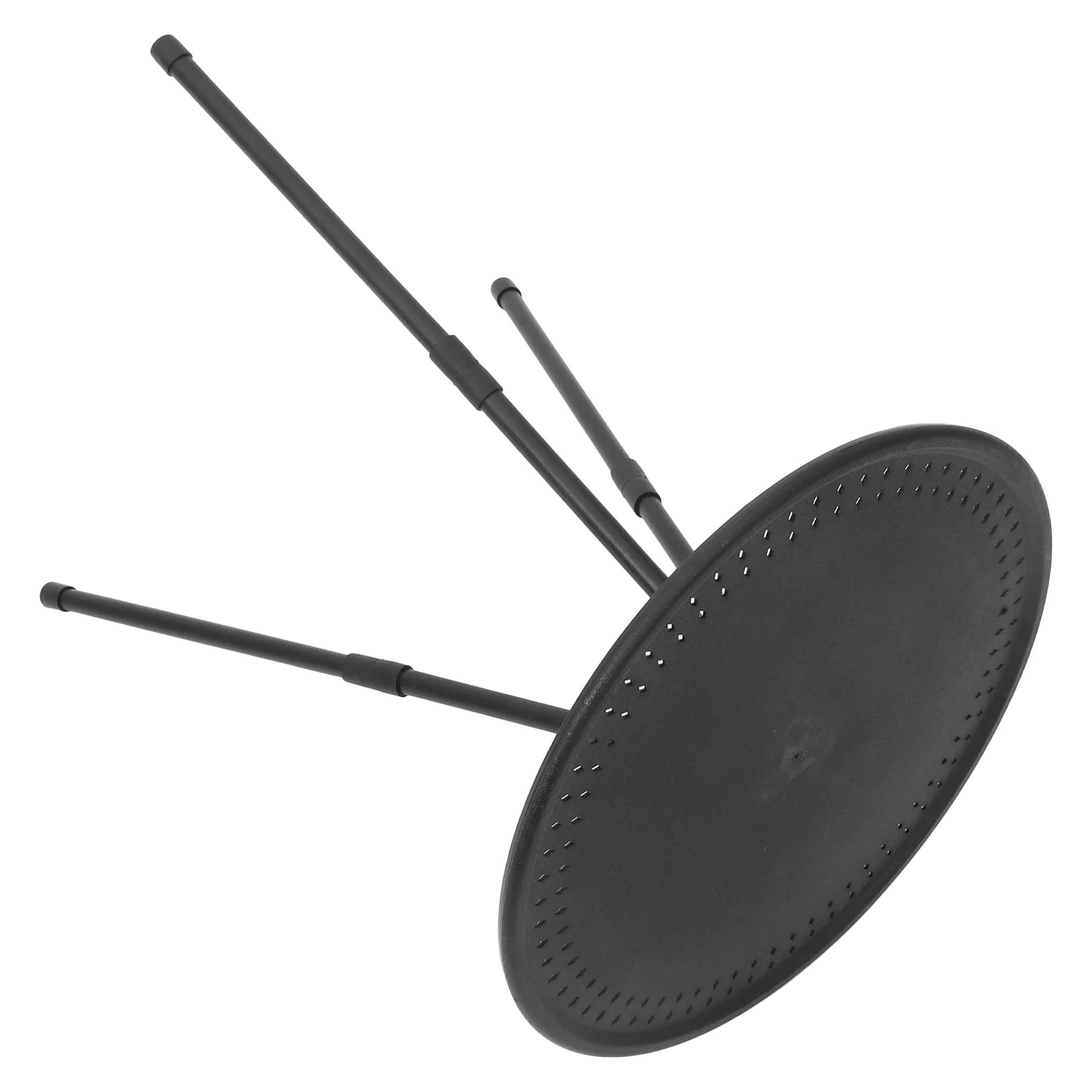 1Pc Portable Foldable Small Round Table Outdoor Camping Furniture Adjustable Height Compact Stable Reinforced Ultralight