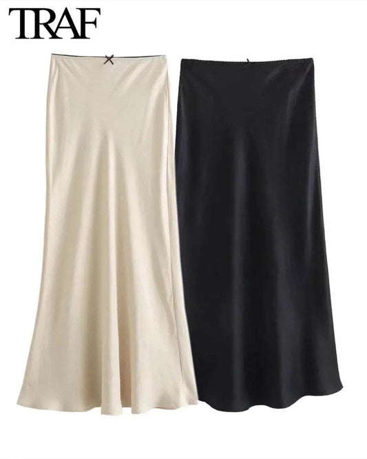 Spring Satin Bow Skirt - P12 Hub Europe