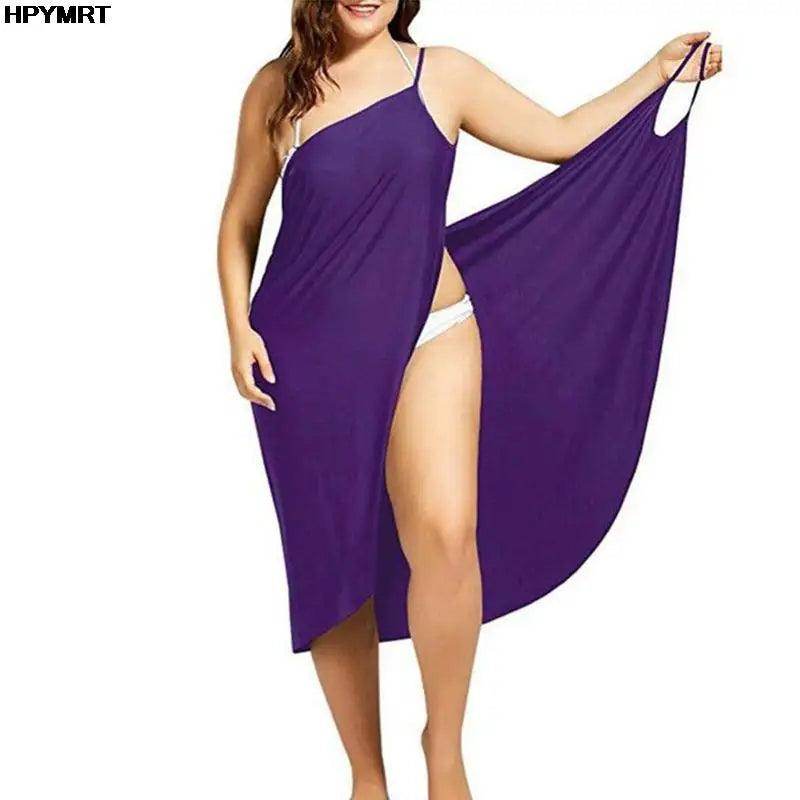 Strapless Beach Cover-Up Dress Backless Crossover - P12 Hub Europe