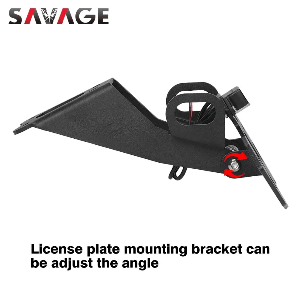 License Plate Holder For HONDA CBR500R CB500F Hornet 500 Motorcycle Tail Tidy Frame Fender Eliminator LED Light CB 500F CBR 500R