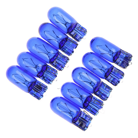 10x T10 168 W5W 5W halogen white globe xenon sidelight front headlight bulb 12V