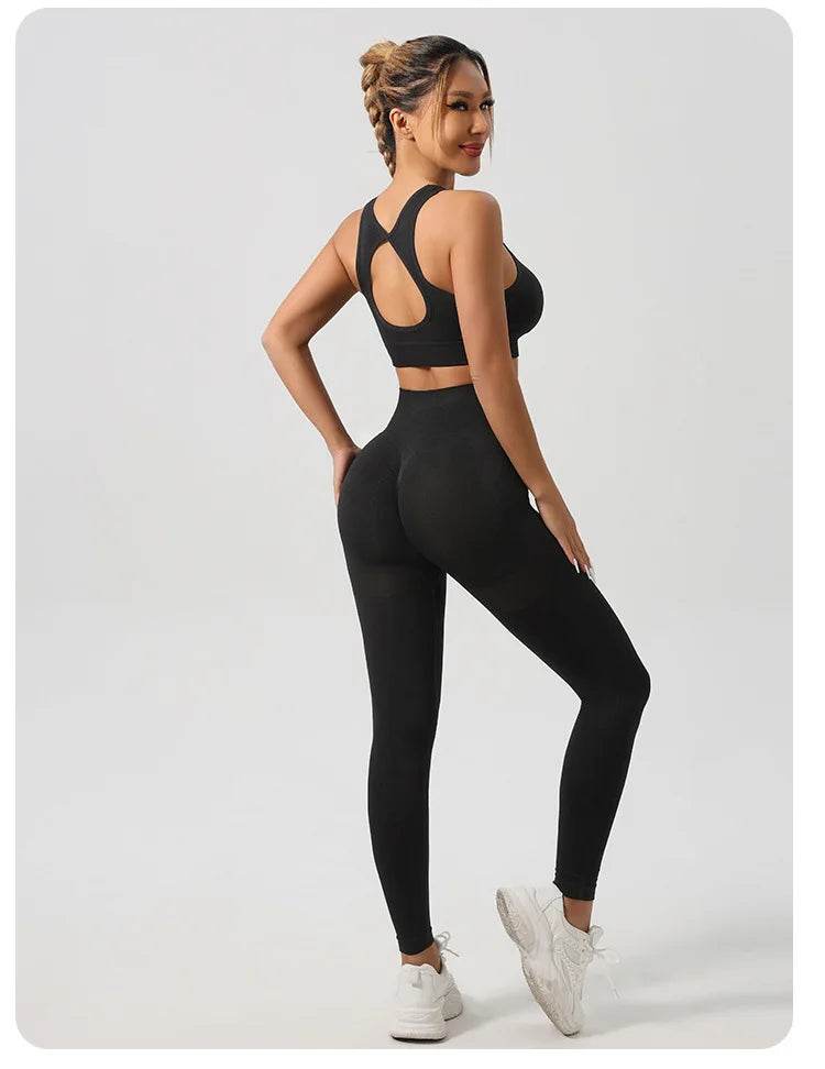 Mileegirl Seamless Gym Yoga Set - P12 Hub Europe