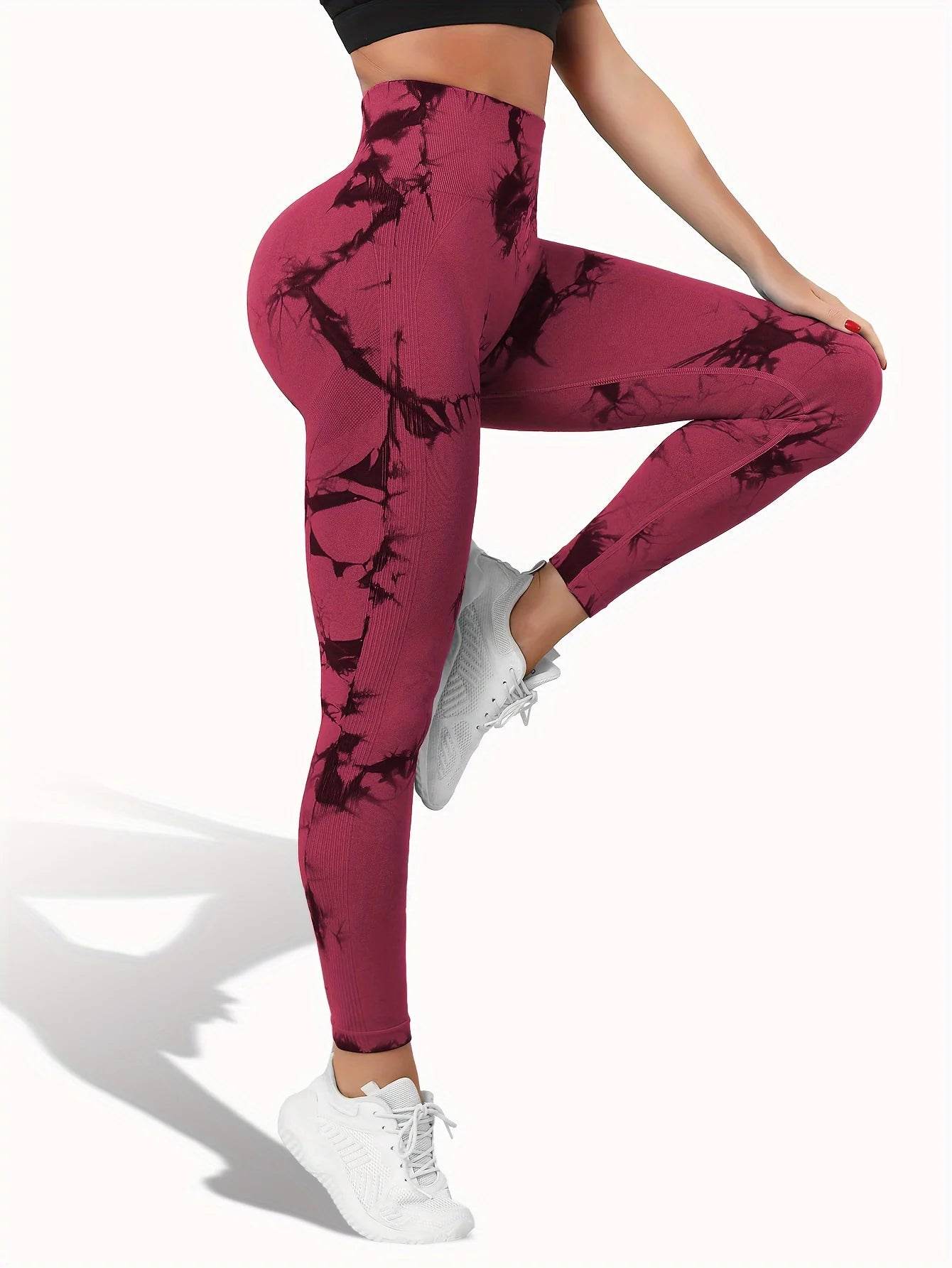 Tie Dye Seamless Butt Lift Leggings - P12 Hub Europe