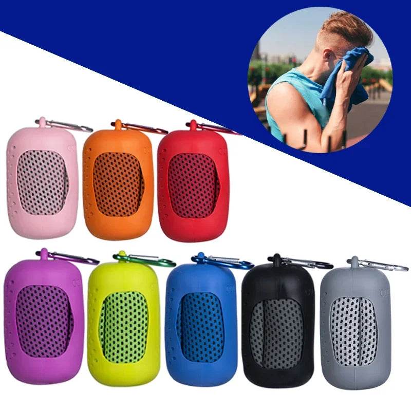 Cooling Ice Towel Cold Sports Towel Outdoor Microfiber Quick Drying Sports Fitness Cool Towel Camping Wiping Sweat Sports Towel - P12 Hub Europe