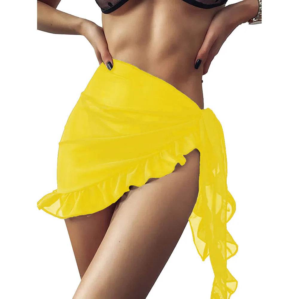 Women's Ruffle Beach Cover Up - P12 Hub Europe