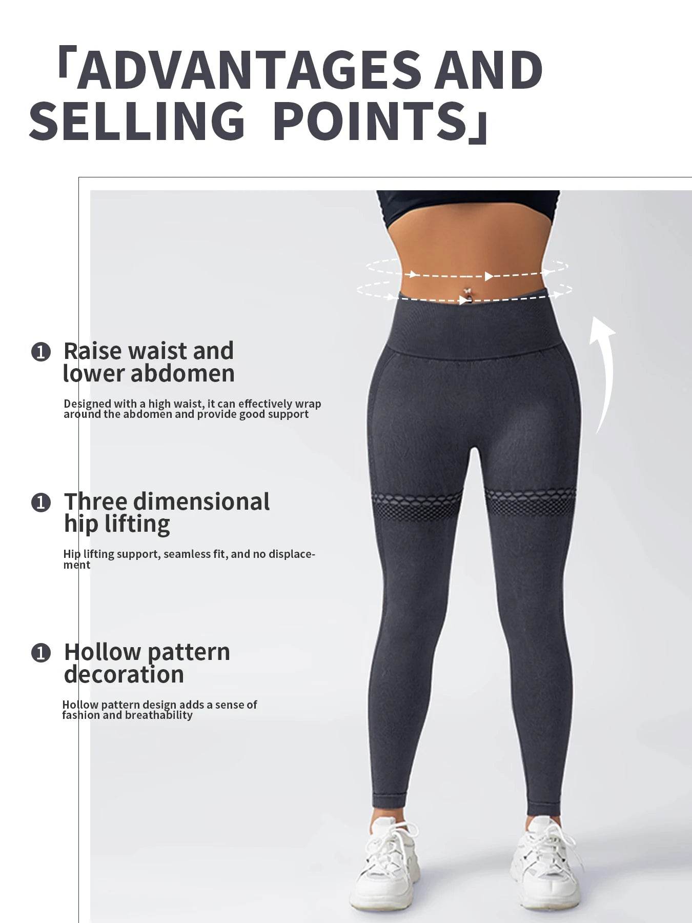 Women's Mesh Butt Lifting Leggings - P12 Hub Europe