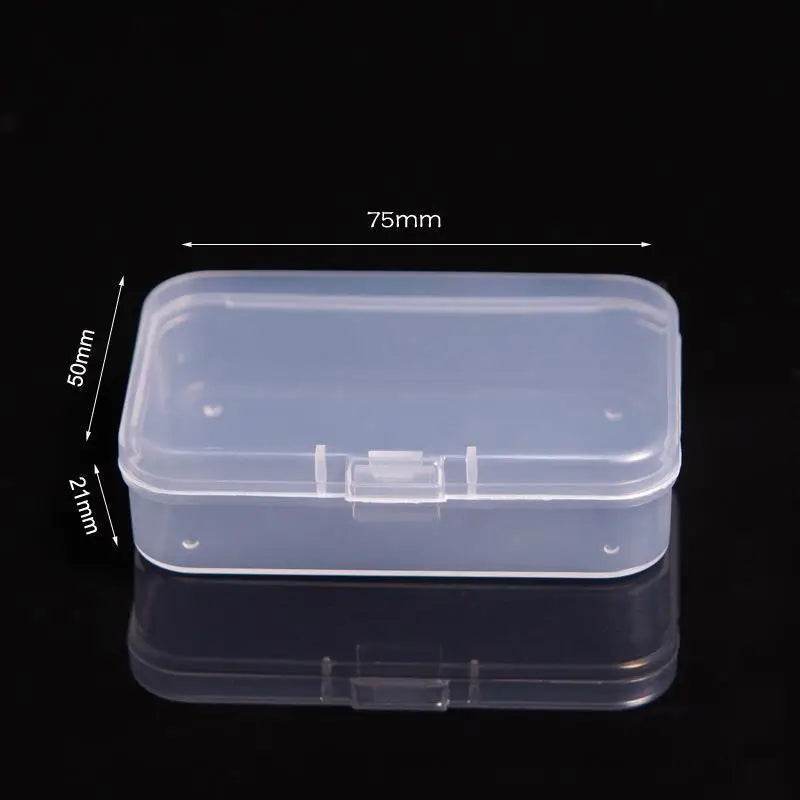 Mini Plastic Box Rectangular Box Translucent Box Packing Box Storage Box Dustproof Solid Strong Jewelry Storage Case Container - P12 Hub Europe