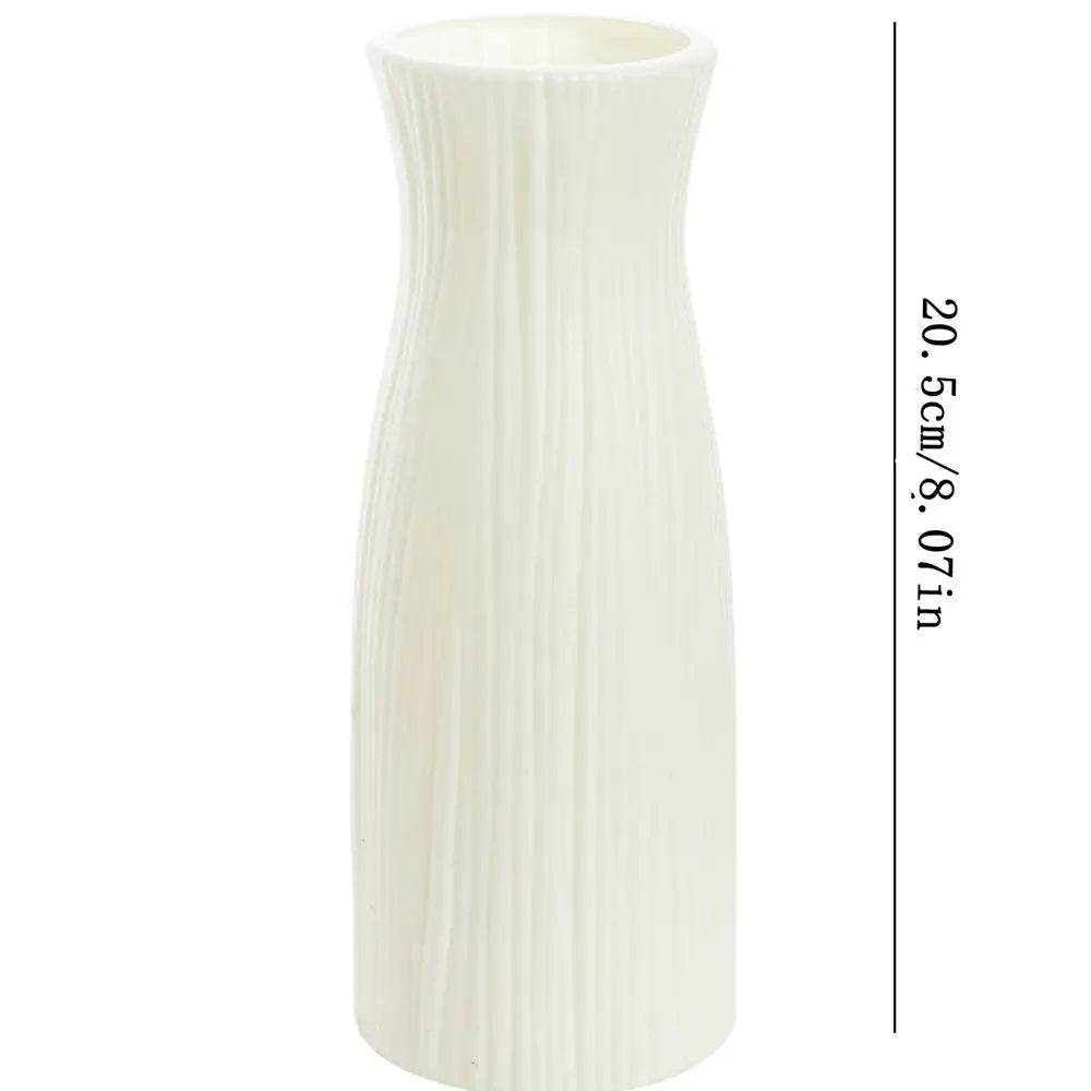 Plastic Vase Imitation Ceramic Flowers Pots Wedding Home Outdoor Garden Table DIY Gift Bonsai Festival Party Courtyard Decor - P12 Hub Europe