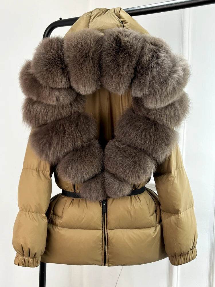 Fox Fur Down Puffer Parka - P12 Hub Europe