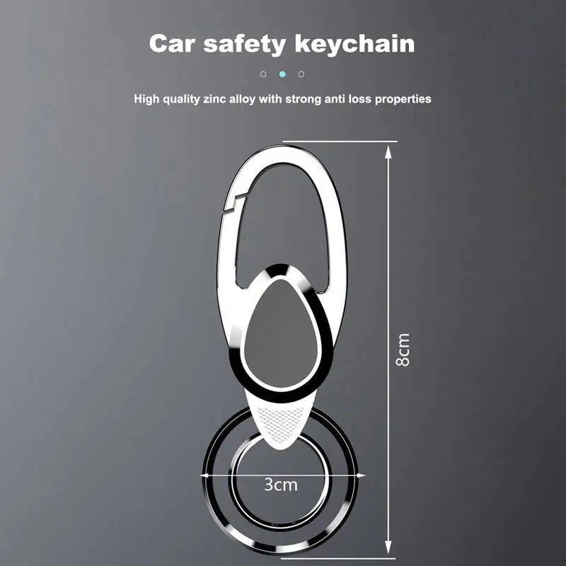 Metal Car Styling Keychain Buckle Key Chain Key Rings For Toyota Chr rav4 Yaris prius avensis Corolla Camry Auto Accessories