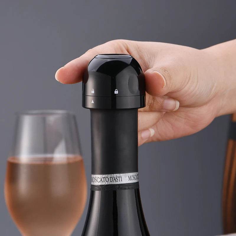 1/2Pcs Vacuum Red Wine Bottle Cap Stopper Silicone Sealed Champagne Bottle Stopper Reusable Retain Freshness Wine Plug Bar Tools - P12 Hub Europe