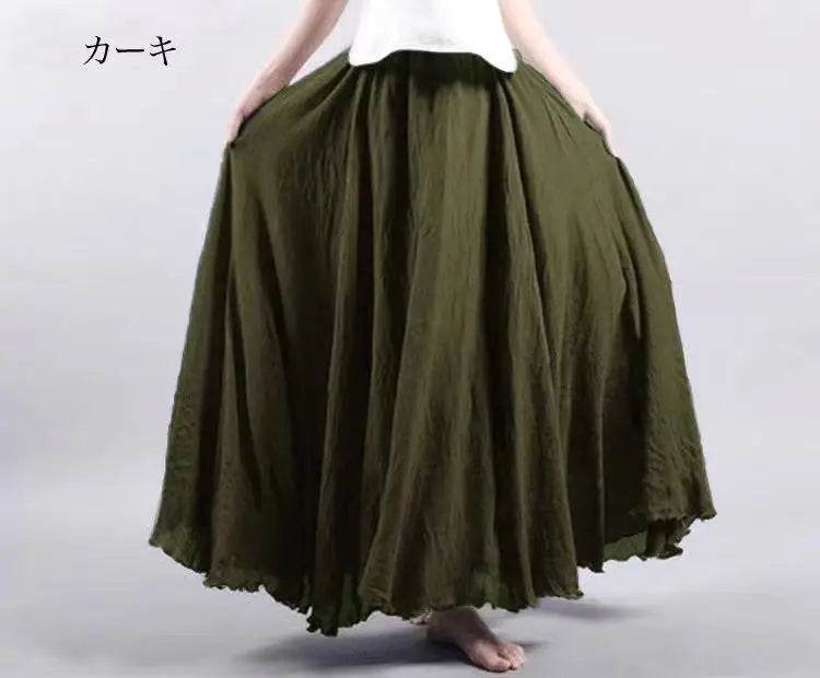 Mori Girl Cotton Linen Skirt - P12 Hub Europe