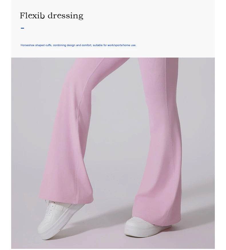 Women's High-Waist Flare Leggings - P12 Hub Europe