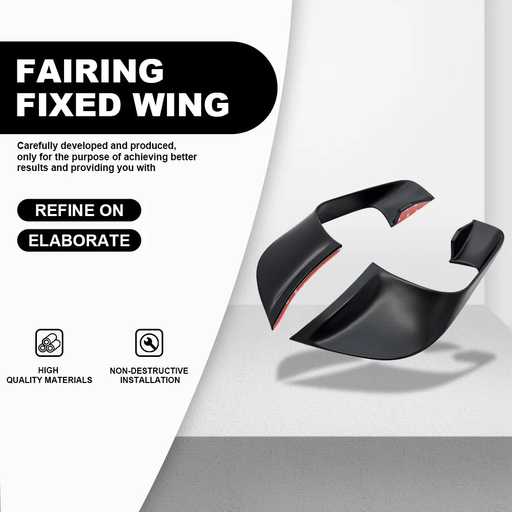 Motorcycle fixed wing cover, For Yamaha YZF-R7 YZFR7 2021 2022 2023 aerodynamic frame, YZF R7 new wing air guide spoiler aileron