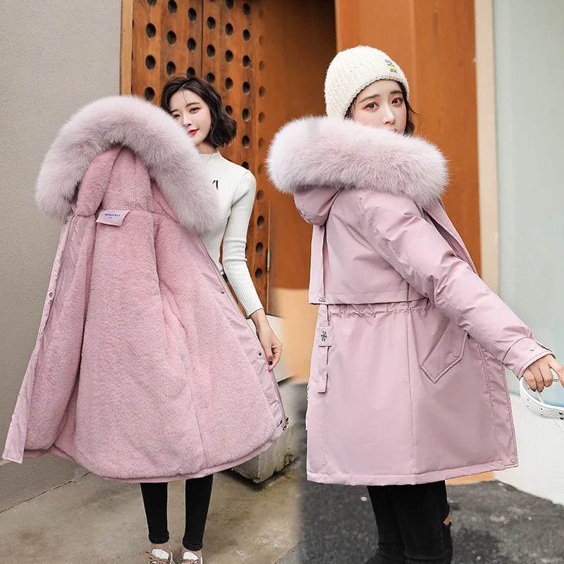 Slim Fur Collar Parka - P12 Hub Europe