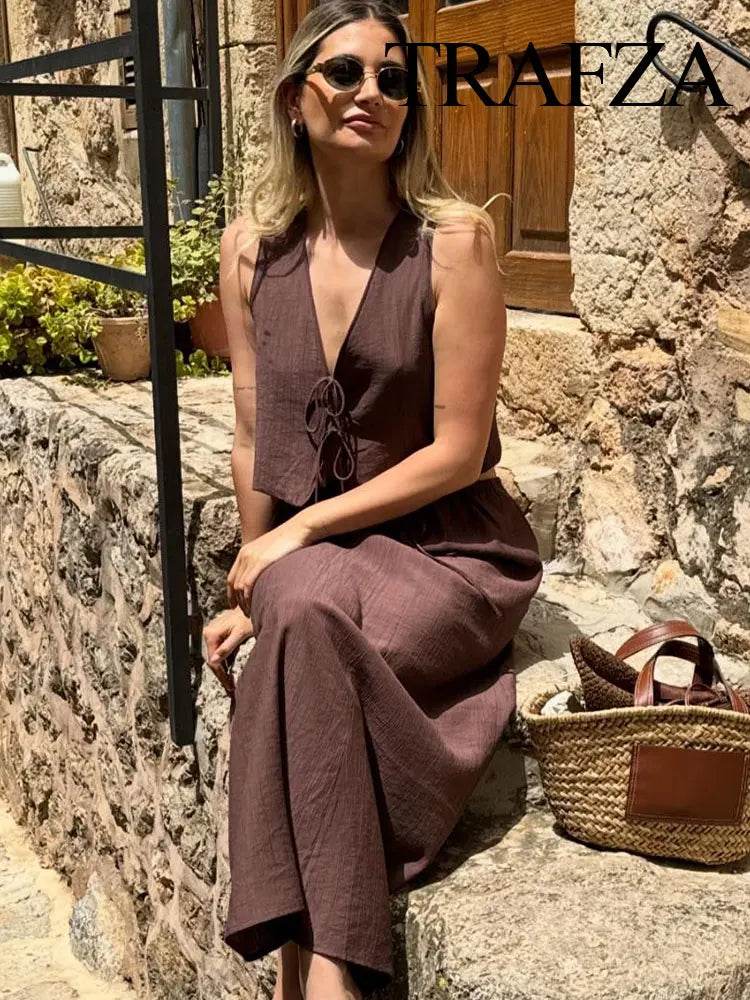 Chic Vest Skirt Suit - P12 Hub Europe
