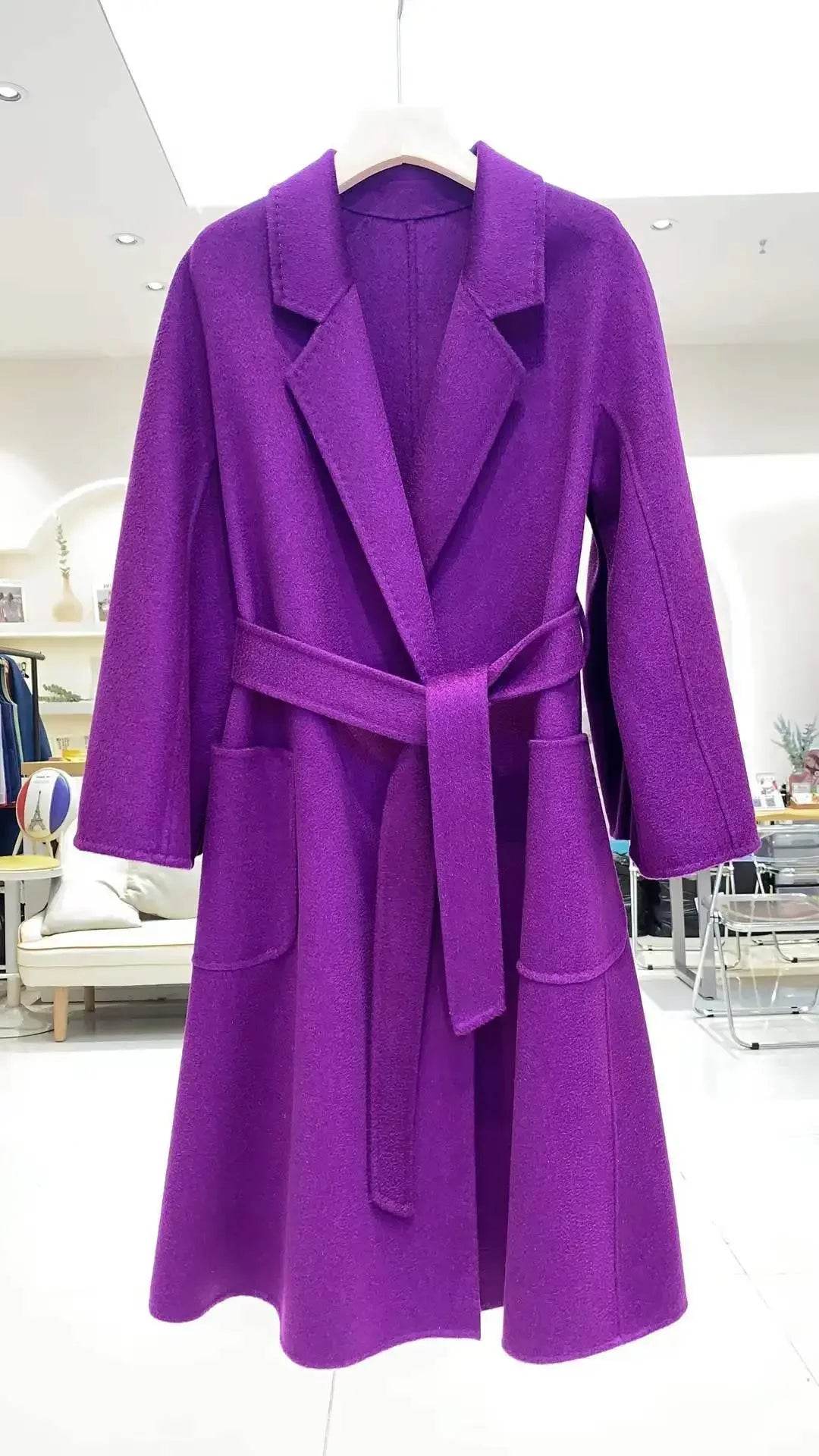 Luxury Cashmere Wool Coat - P12 Hub Europe
