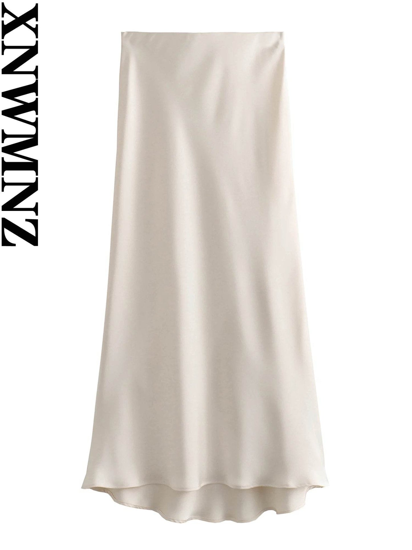 Women's Flowing Satin Midi - P12 Hub Europe