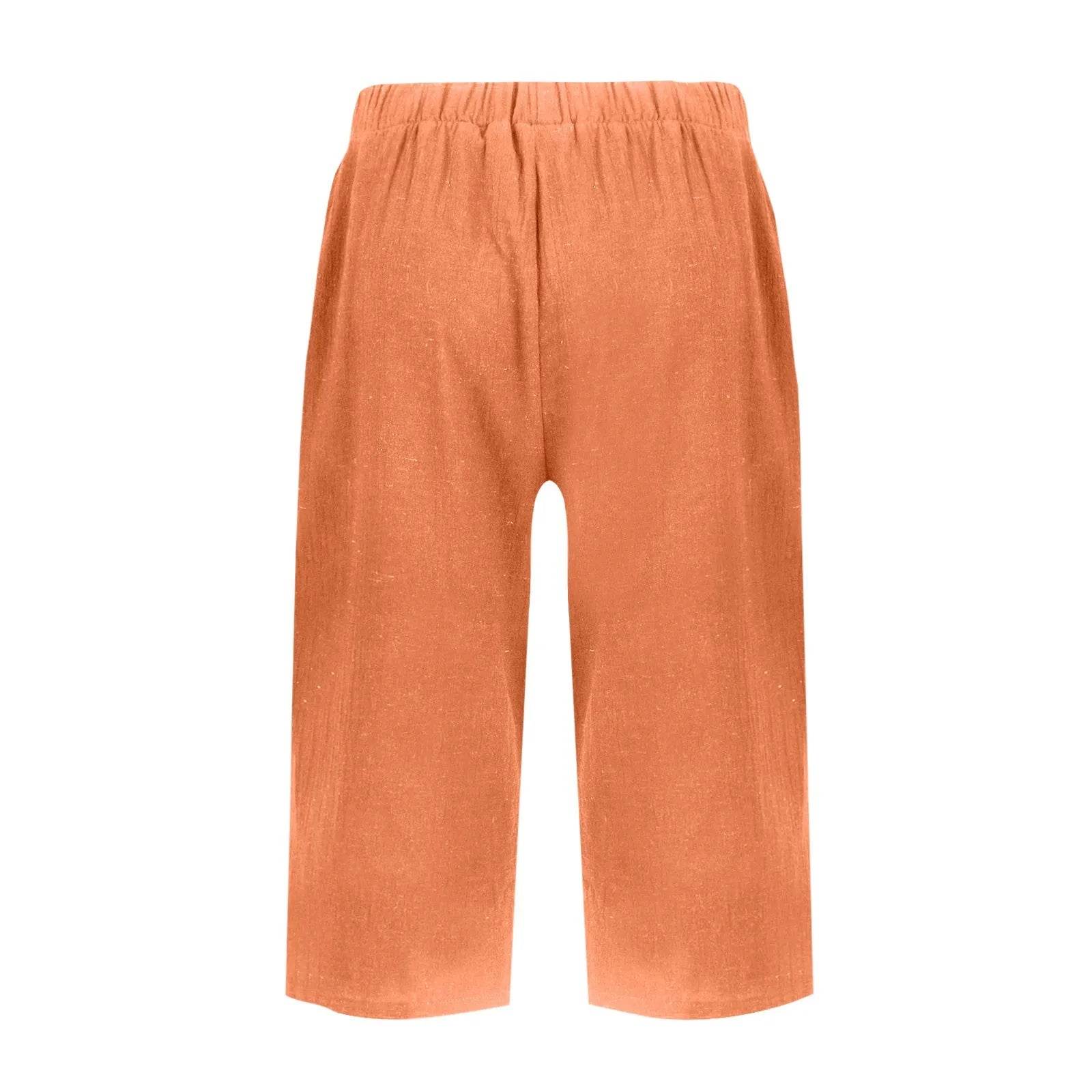 High Waist Solid Workout Capris - P12 Hub Europe