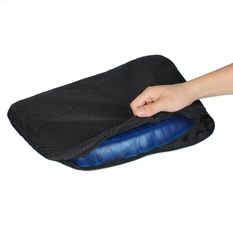 TPE Silicone Gel Seat Cushion Cooling Mat Honeycomb Thick Sitting Cushions Pads for Pressure Relief Back Pain Summer Ice Pad - P12 Hub Europe