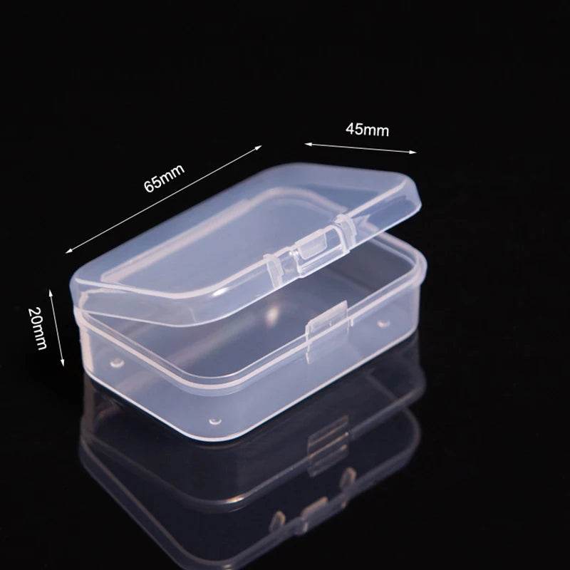 Mini Plastic Box Rectangular Box Translucent Box Packing Box Storage Box Dustproof Solid Strong Jewelry Storage Case Container - P12 Hub Europe