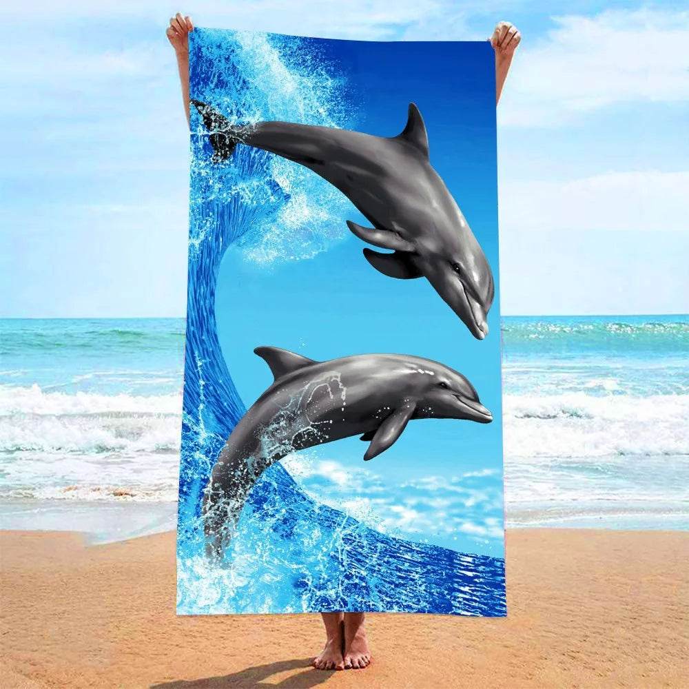 Quick Drying Microfiber Towels Beach Mat Sports Bathroom Luxury Travel Shower Towel Large Sand Free for Adults Body Dry Towels - P12 Hub Europe