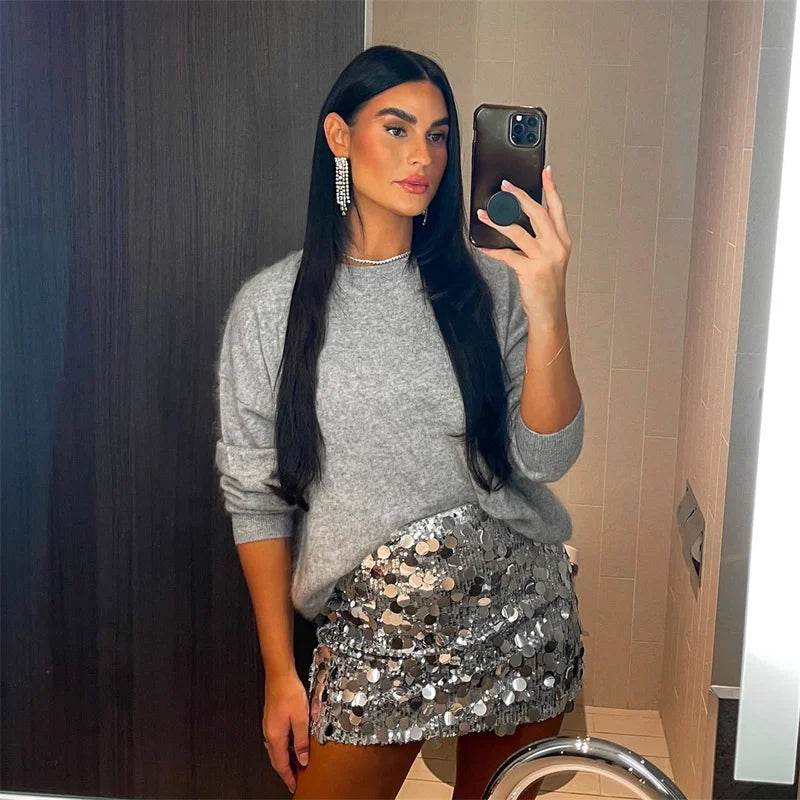 Sequin Mini Skirt - P12 Hub Europe