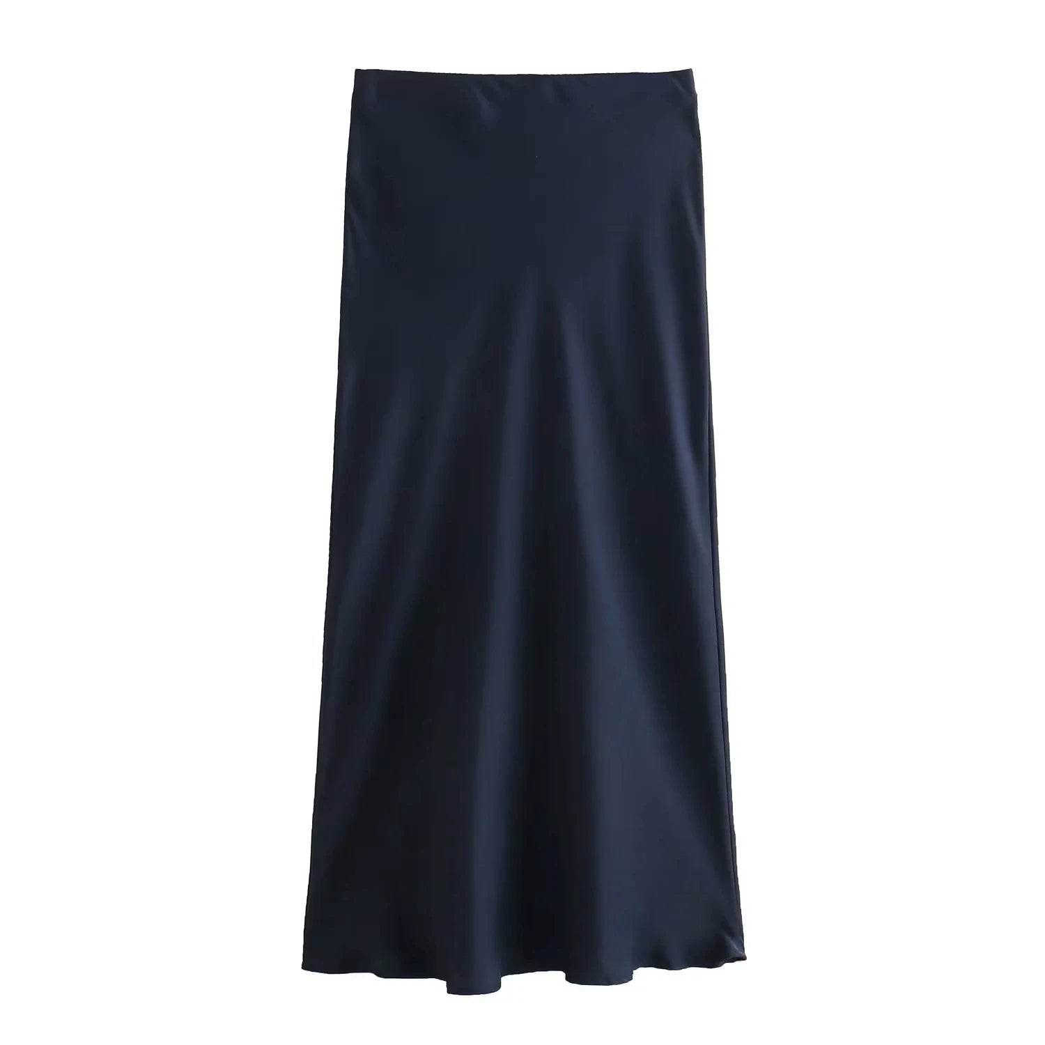 Women's Flowing Satin Midi - P12 Hub Europe