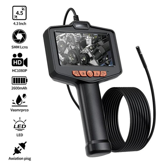 Borescope 8mm Dual/Single Lens 4.3" IPS, 1080P, LED, IP67 - P12 Hub Europe