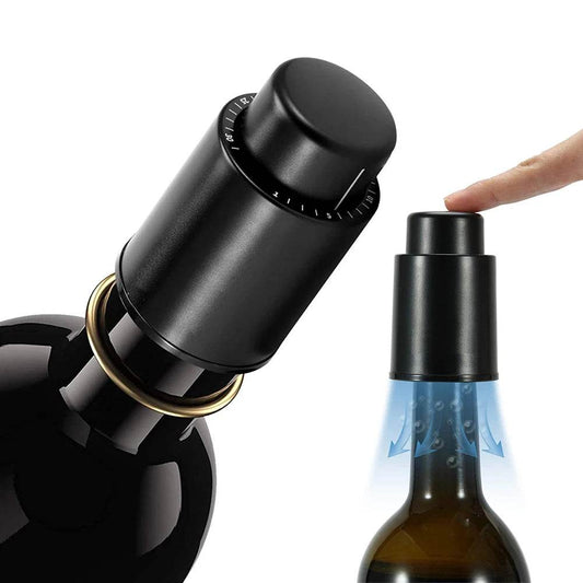 Wine Bottle Stoppers Reusable Wine Stoppers Vacuum Wine Preserver Wine Savers Vacuum Pump Corks Keep Wine Really Fresh - P12 Hub Europe