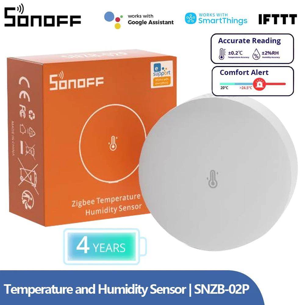 Zigbee Temperature and Humidity Sensor 4-Year Battery - P12 Hub Europe