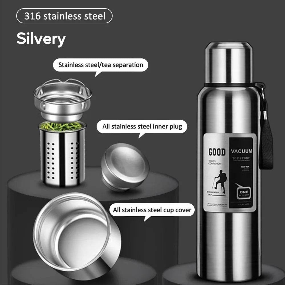 1000ML Stainless Steel Sport Thermos - P12 Hub Europe