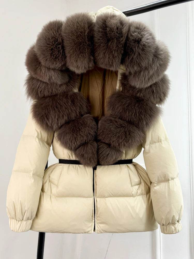 Fox Fur Down Puffer Parka - P12 Hub Europe