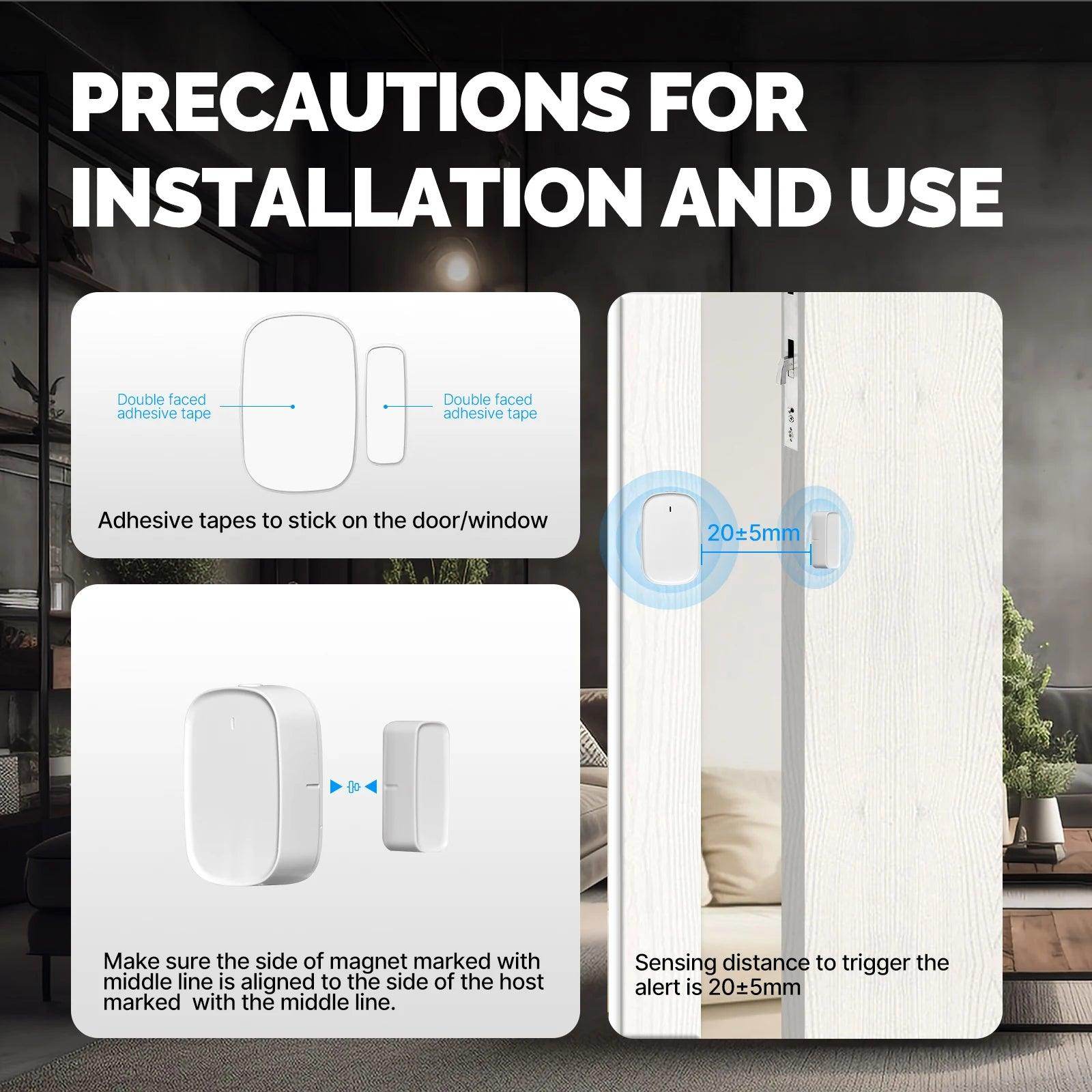 Sensor Door MOES ZigBee Smart - P12 Hub Europe