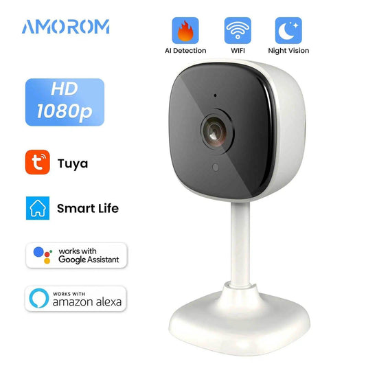 Baby Monitor WiFi Camera 1080P , AI Detect, Tuya - P12 Hub Europe