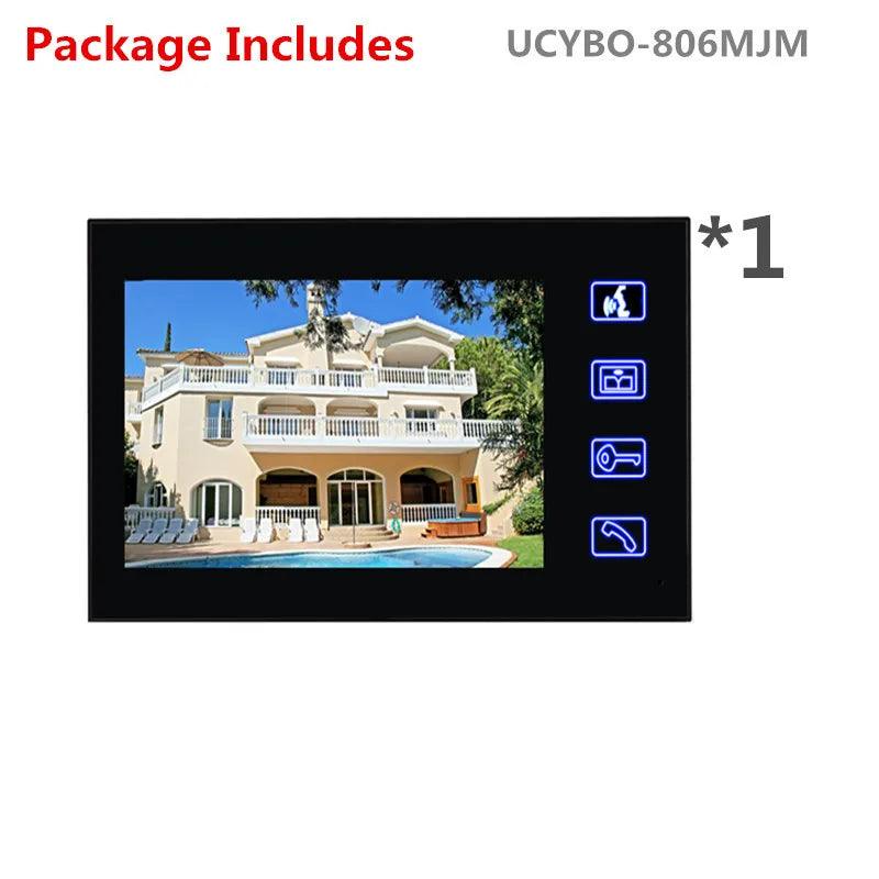 Video Intercom7" RFID, Password, Remote, Electric Lock - P12 Hub Europe