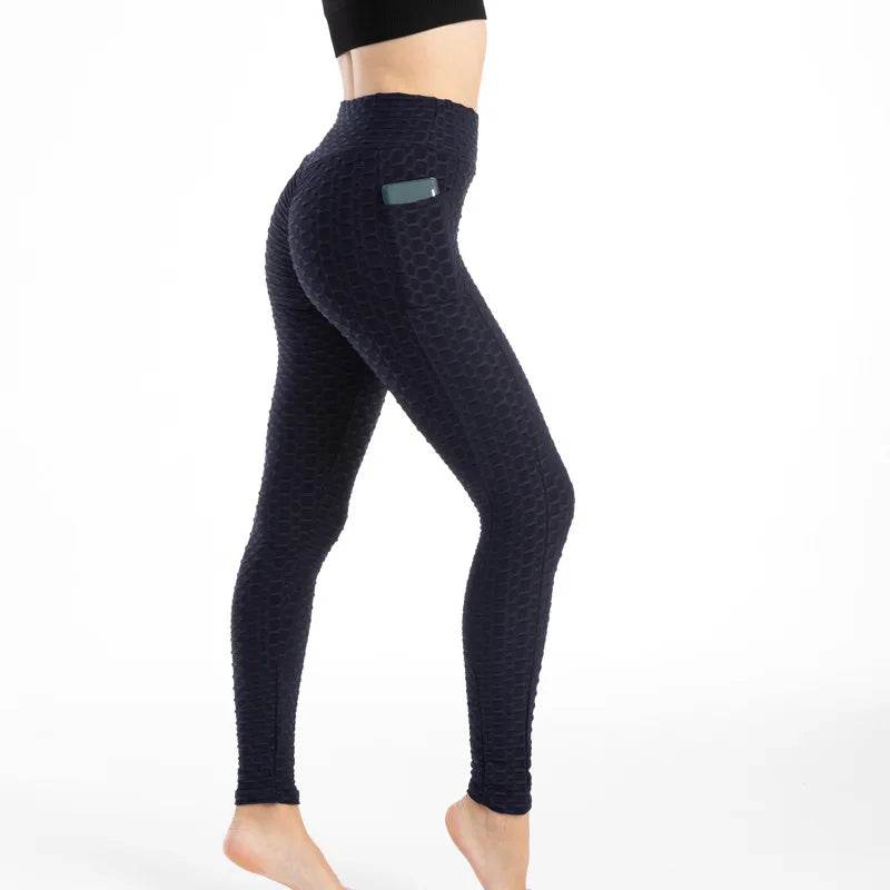 Women's Pocketed Bubble Leggings - P12 Hub Europe