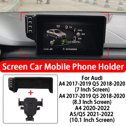 Special Screen Car Mobile Phone Holder For Audi A4 A5 Q5 7-10.1 Inch Screen GPS Navigation Holder Car Accessories