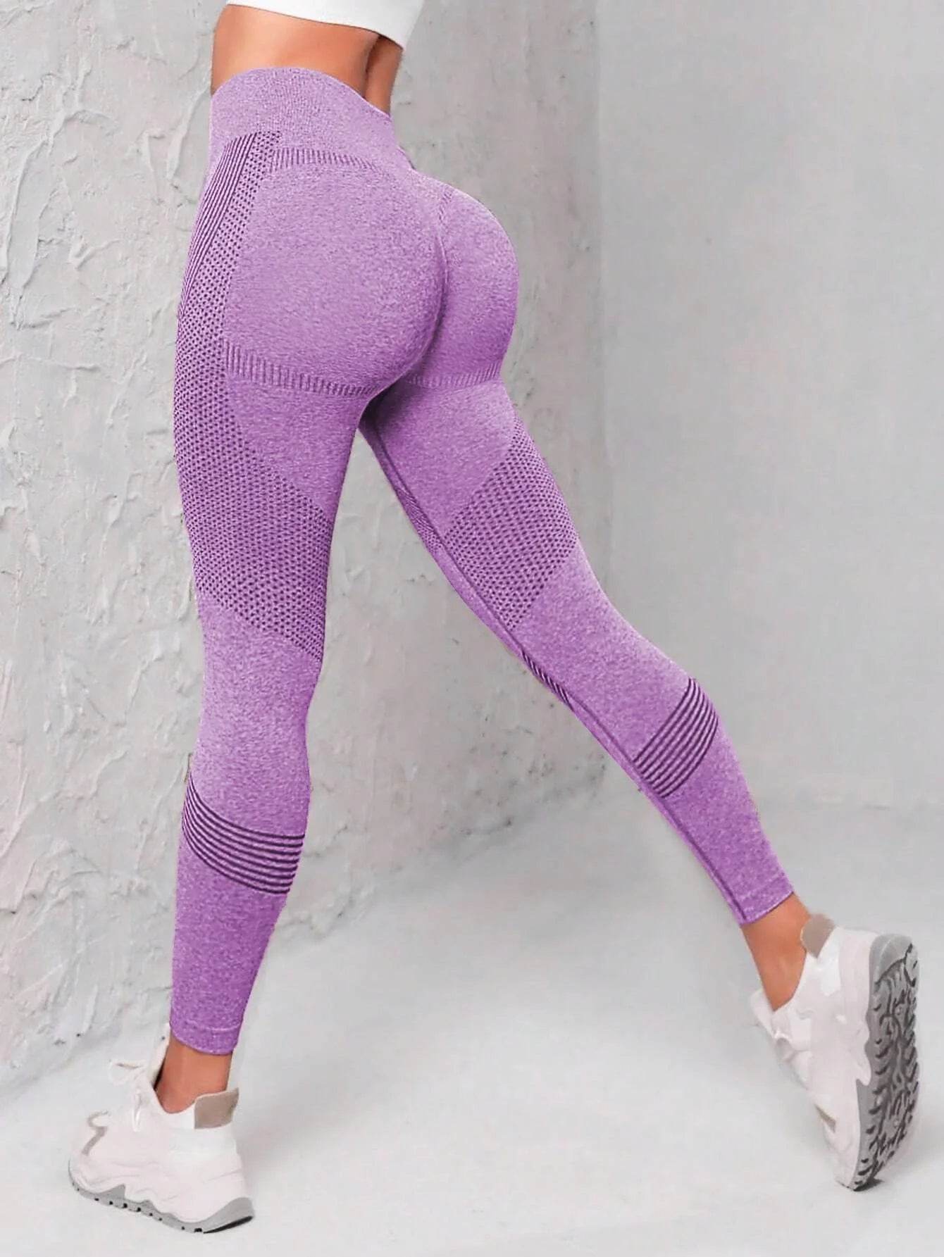 Seamless Wide Waistband Sports Leggings - P12 Hub Europe