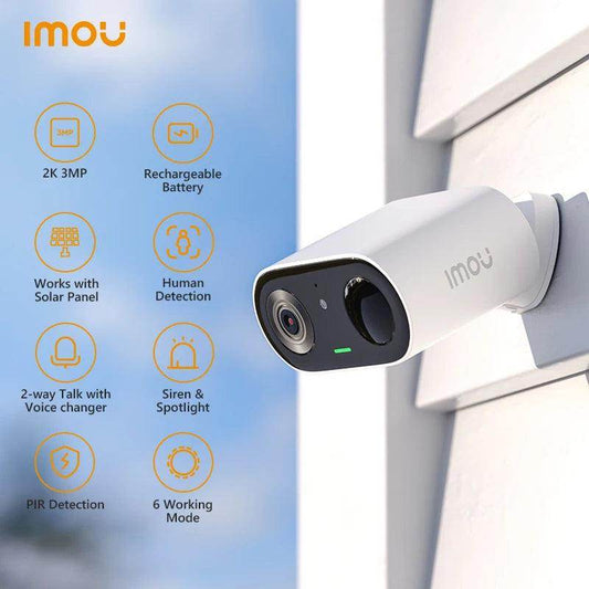Camera Cell Go 3MP WiFi, Rechargeable, PIR, 2-Way Audio - P12 Hub Europe