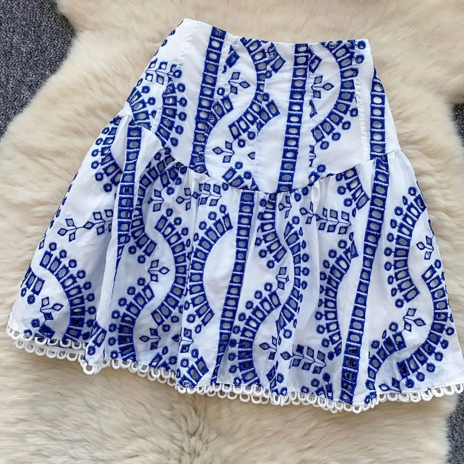 White Summer Beach Skirt Set - P12 Hub Europe